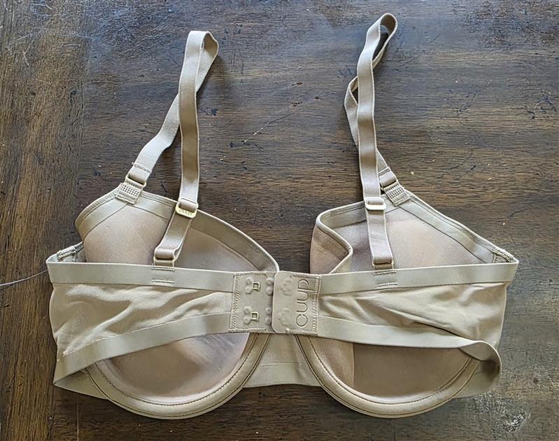 NWOT CUUP 32C The Demi Modern T Shirt Beige Bra Underwire 135955