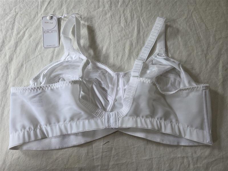 NWT Elomi 42DD USA Cate Soft Cup Full Figure Bra EL4033 White 135961