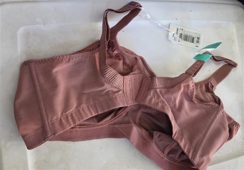 NWT Elomi 42DD USA Cate Soft Cup Full Figure Bra EL4033 Rosewood 135962