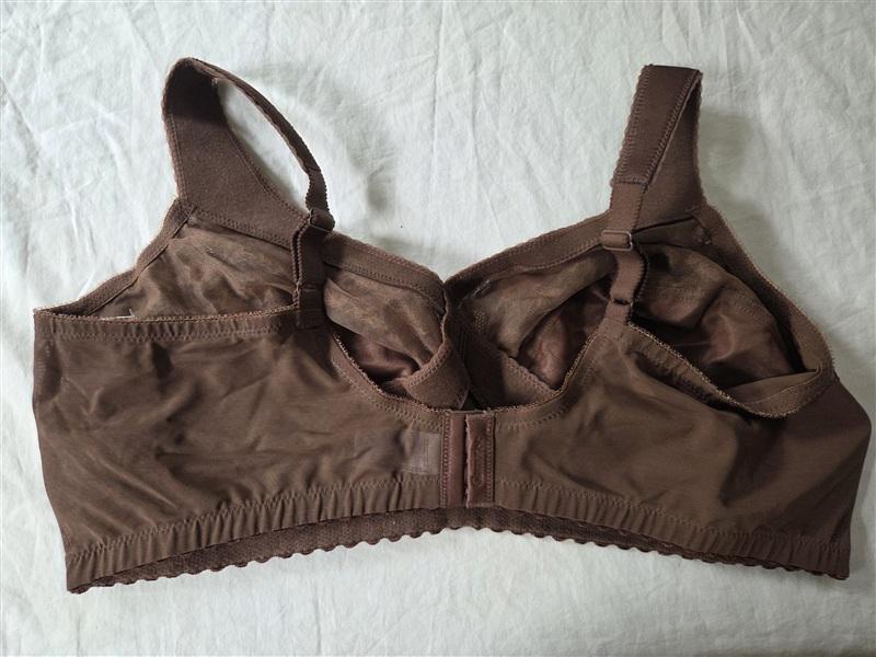 NWOT Glamorise 46F Magic Lift Full Figure Support Brown Bra 1000 135963