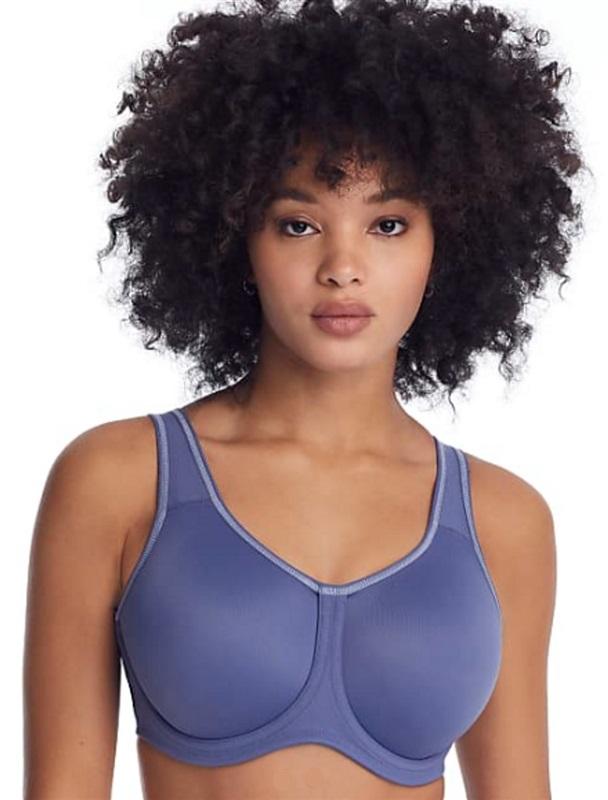 NWT Wacoal 34C Bright Blue Sport Underwire Bra 855170 Free Shipping 135966
