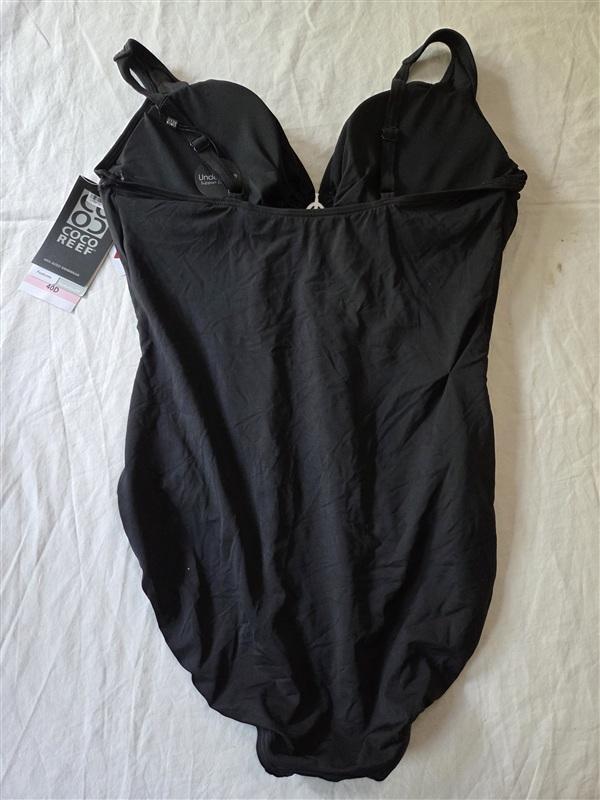 NWT Contours Coco Reef 40D Jeweled Rhinestone Neck 1PC Swimsuit 135997