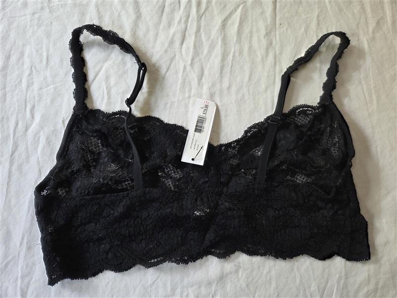 NWT Cosabella L Never Say Never Sweetie Bralette NEV1372 Black 135999
