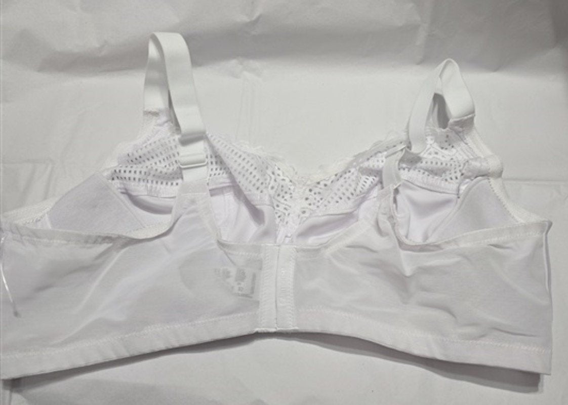 NWOT Glamorise 42C Comfort Lift Wireless Bra 1103 Bra White 136004