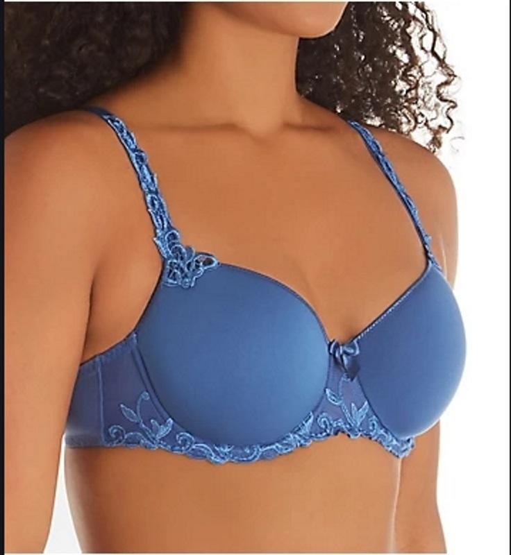 NWT Simone Perele 36E Andora 3D Molded Bra 131343 Blue 136017