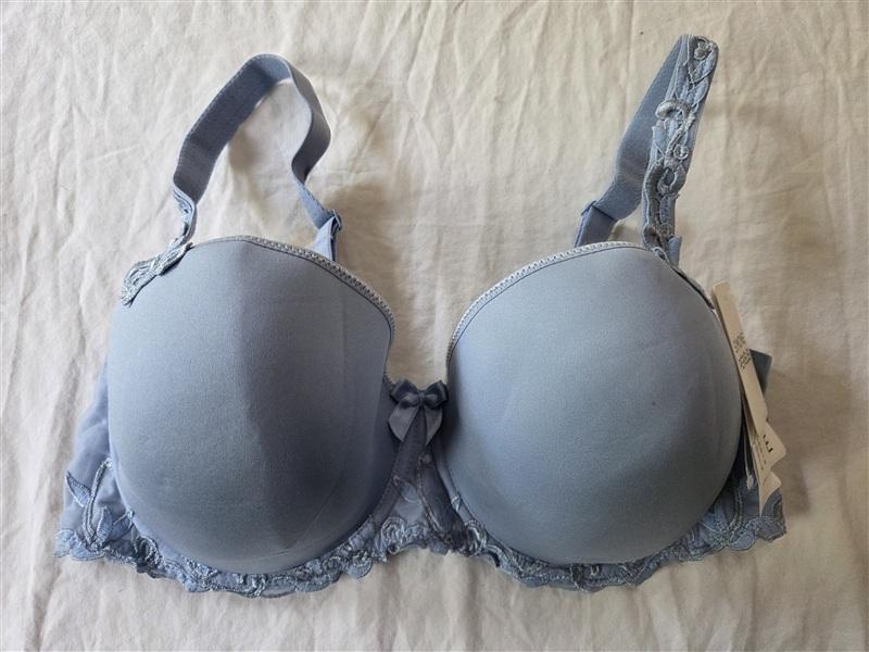 NWT Simone Perele 36E Andora 3D Molded Bra 131343 Blue 136017
