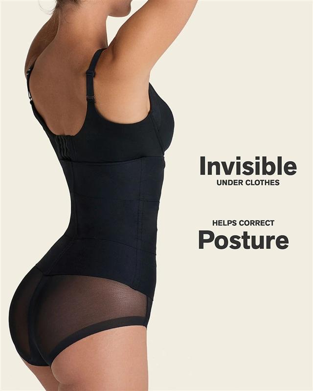 NWT Leonisa M/L 3-Belt Custom Waist Cincher with Lumbar Support 136023