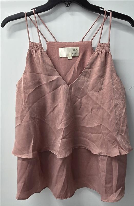 NWOT Anthropologie J.O.A. XS Tier Ruffle V Neck Spaghetti Strap Tank Top 136049