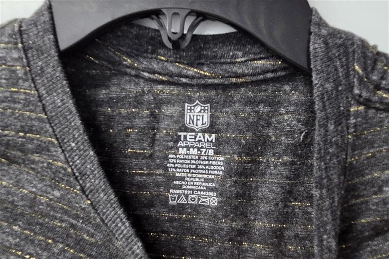 NWOT NFL Team Indianapolis Colts M 7/8 Girls Sequin Crew Neck T Shirt 136056