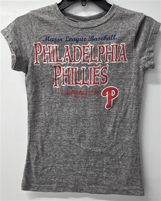 NWOT Campus Lifestyle S MLB Philadelphia Phillies Women Baseball T Shirt 136060