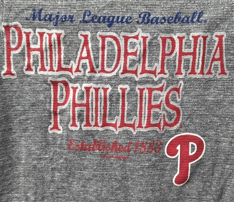 NWOT Campus Lifestyle S MLB Philadelphia Phillies Women Baseball T Shirt 136060