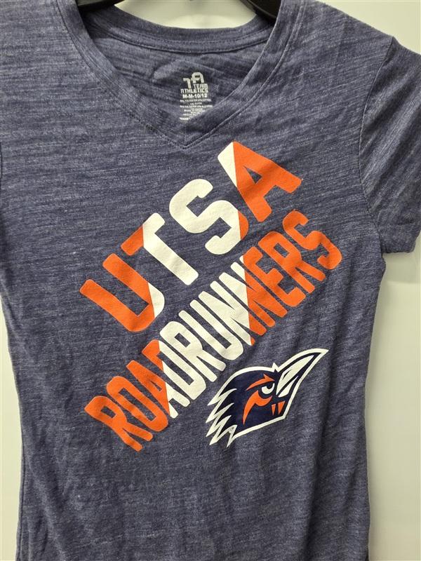 NWOT Team Athletics M University of Texas San Antonio V Neck T Shirt 136073