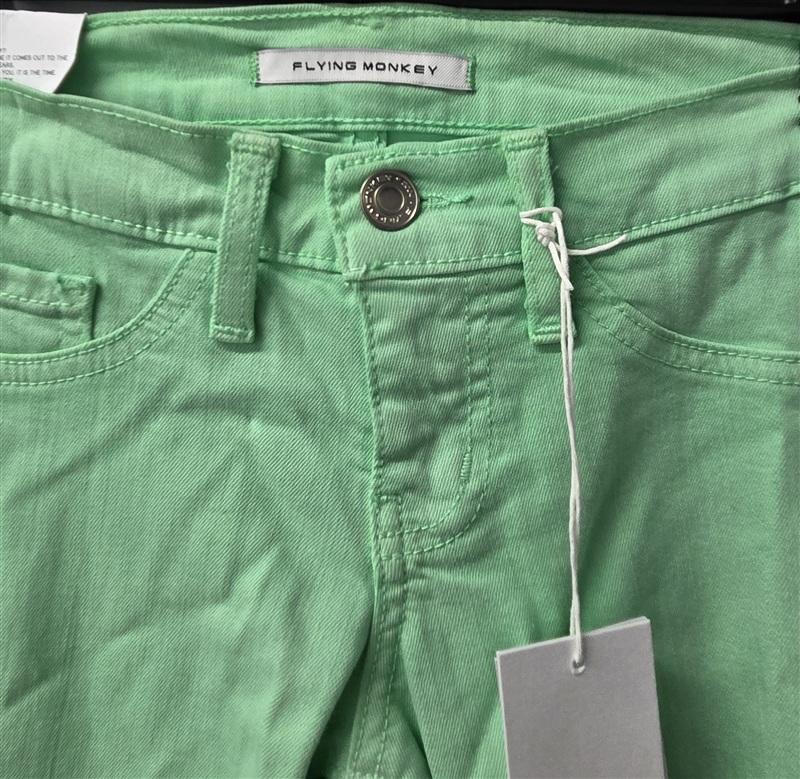 NWT Flying Monkey 25 Skinny Leg Seafoam Green Jeans 136074