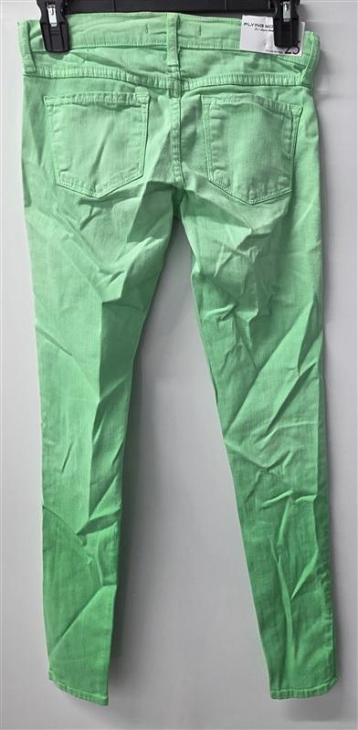NWT Flying Monkey 25 Skinny Leg Seafoam Green Jeans 136074