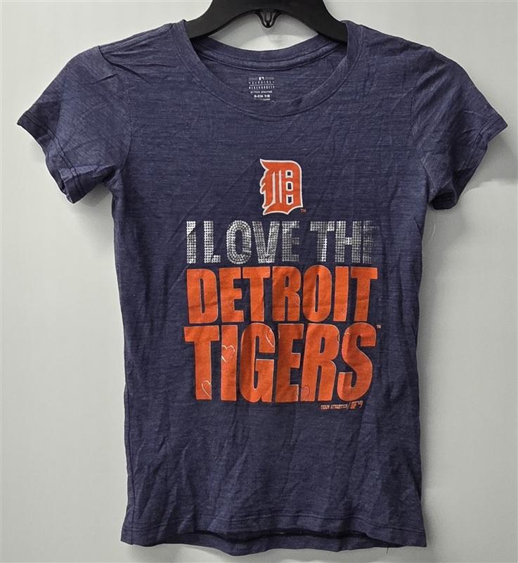 NWOT Team Athletics S Love The Detroit Tigers V Neck T Shirt 136080