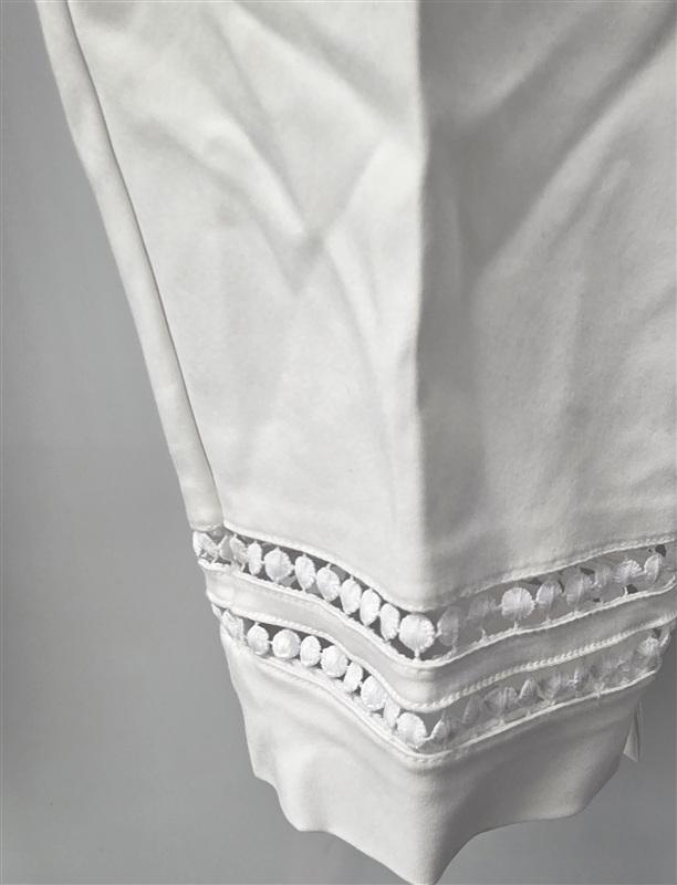 NWT Ruby Road 14 Embroidered Lace Ankle Pants 136093