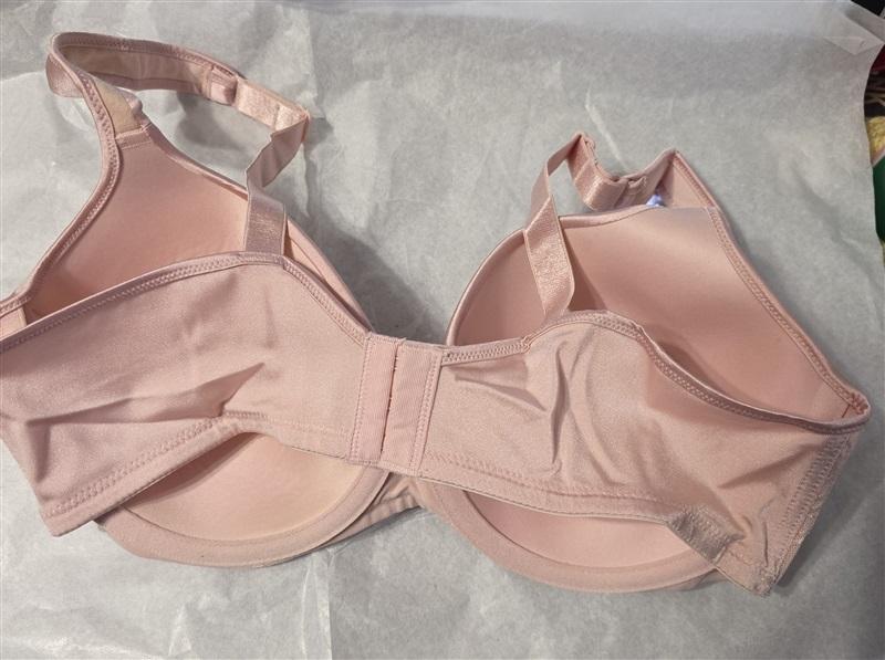 NWOT Playtex Secrets 42D Full-Figure Underwire Balconette 4823 Pink 136105