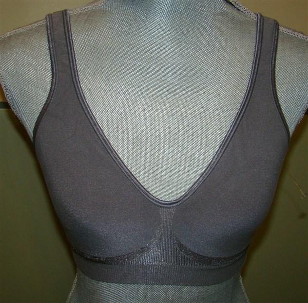 NWT Bali Bra 2XL Comfort Revolution Seamless Smart Size Bra 3484 Gray 136110
