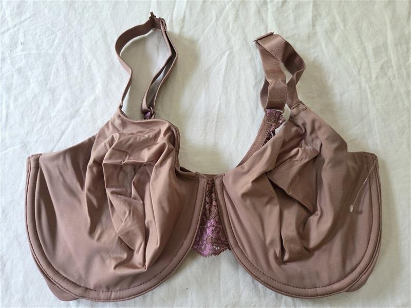 NWOT Wacoal 36DDD Lace Impression Seamless Underwire Bra 851257 Brown 136150