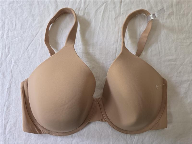 NWPT Ambrielle 38DD Full Figure T-Shirt Lightly Padded Bra Beige 136152
