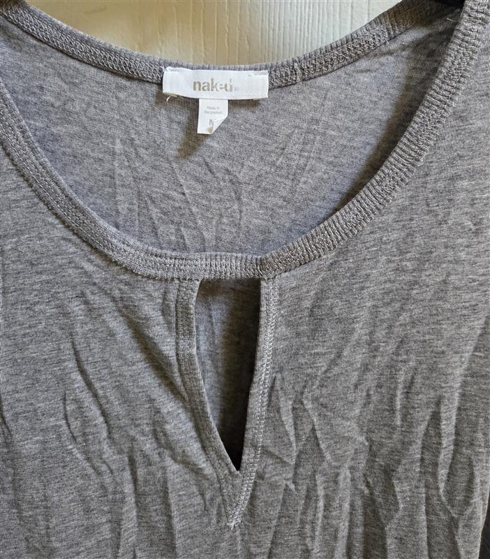 NWT Naked M Lucia Nightgown W261143 Charcoal Grey 136193
