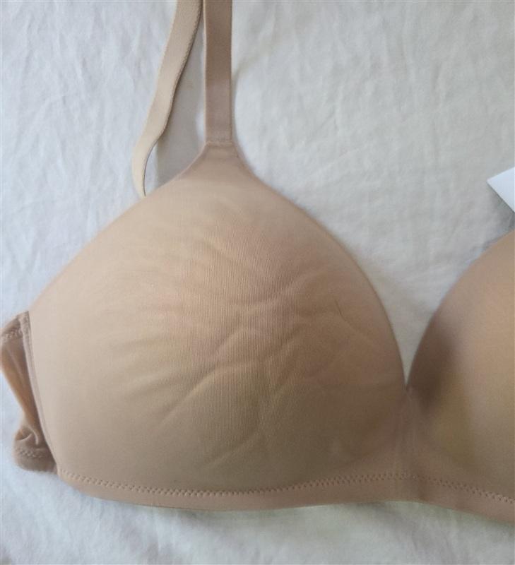 NWOTD Le Mystere 34G Sheer Seduction Wireless Bra 5325 Beige 136206