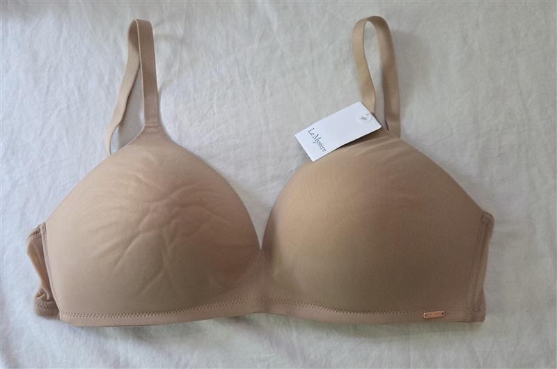 NWOTD Le Mystere 34G Sheer Seduction Wireless Bra 5325 Beige 136206