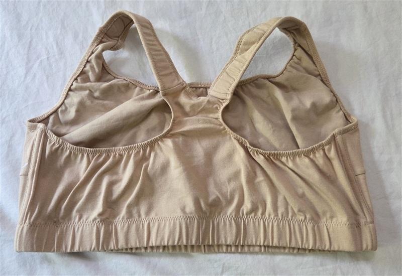 NEW Comfort Choice 2X Full Coverage Beige Wirefree Sports Bra #136207