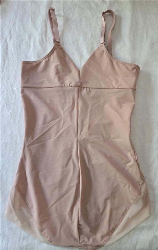 NWOT Spanx S RED HOT Open-Bust Panty Bodysuit 10210R Beige 136213