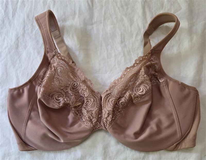 NWOT Glamorise 44DD Elegance Comfort Straps Wonderwire Bra 1240 Toffee 13621