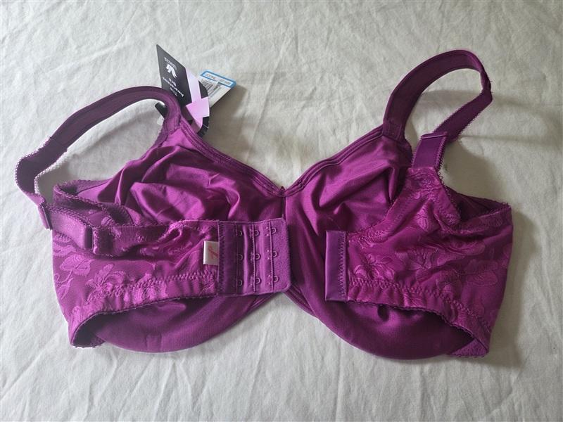 NWT Wacoal 34DDD Awareness Holly Hock Pink Underwire Bra 85567 136228