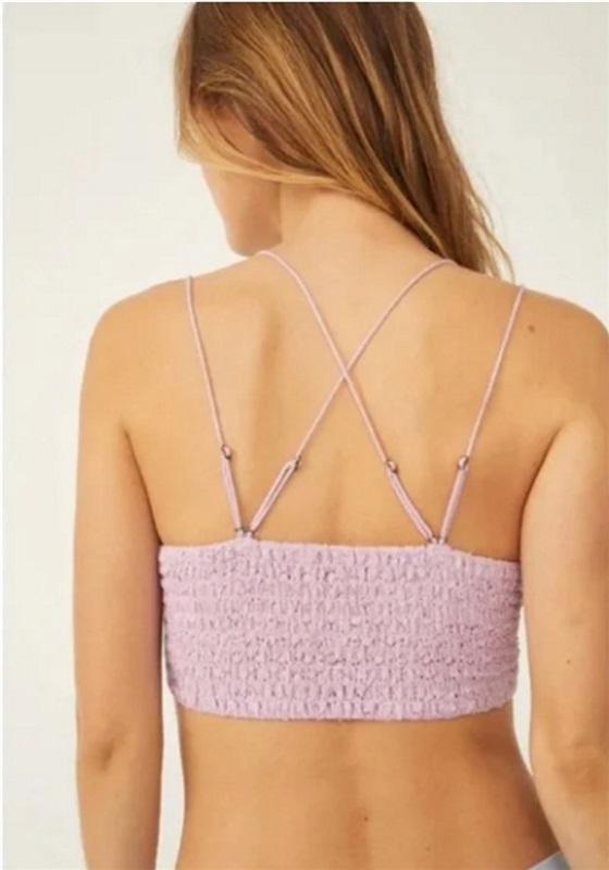 NWT Intimately Free People XS Copper Brown Bralette Lace 136230