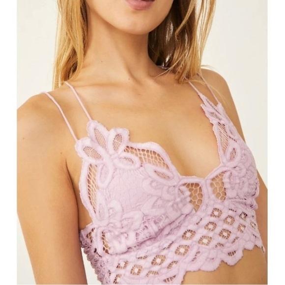 NWT Intimately Free People XS Copper Brown Bralette Lace 136230