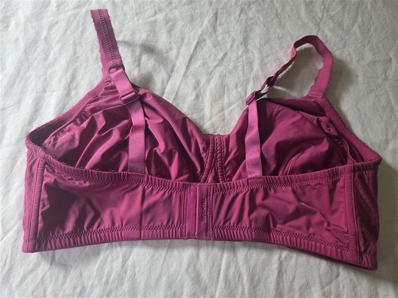 NWt Amoena Fiona 40D Mastectomy Wire-Free Bra Pink Lace 136237