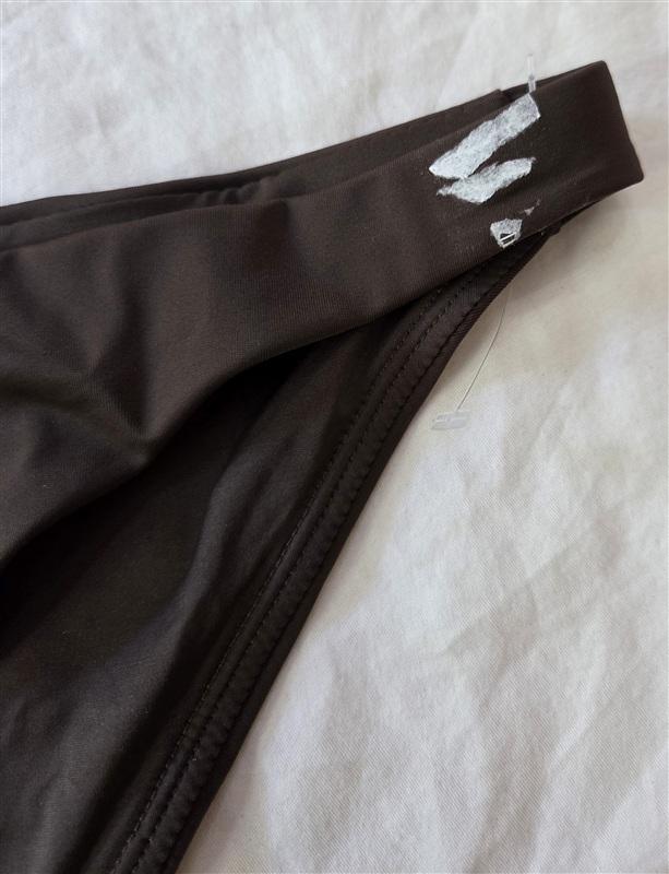 NWOTD CUUP M or 3 Cheeky Swim Bottom Brown Bikini 136239