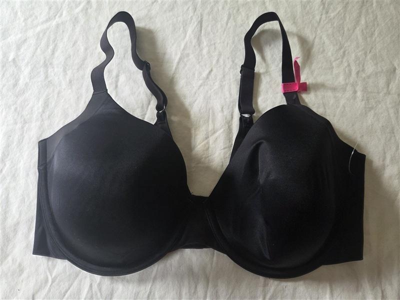 NWPT Maidenform 36D Side Smooth Cooling Comfort Underwire Bra 7541 Black 136240
