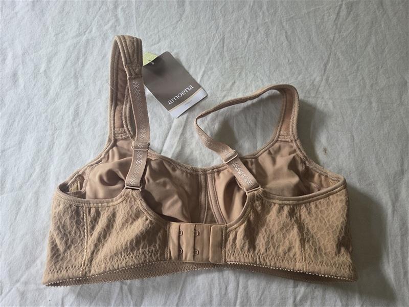 NEW Amoena 34C Mona Soft Cup Mastectomy Bra 0614 Beige 136246