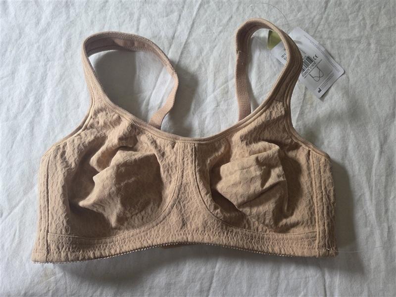NEW Amoena 34C Mona Soft Cup Mastectomy Bra 0614 Beige 136246