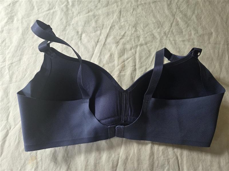 NWOT Warner's 36C No Side Effects Front Close Bra RB2561A Blue 136247