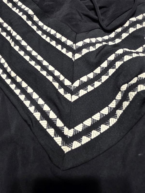 NWT Robin Piccone Naomi SZ 12 Chevron Stitched Halter One-Piece Swimsuit 136272