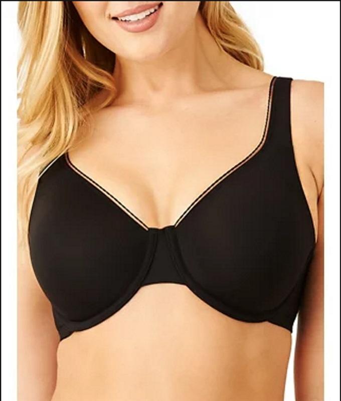 NWOT Wacoal 42DD High Standards Molded Underwire Bra 855352 black 136280