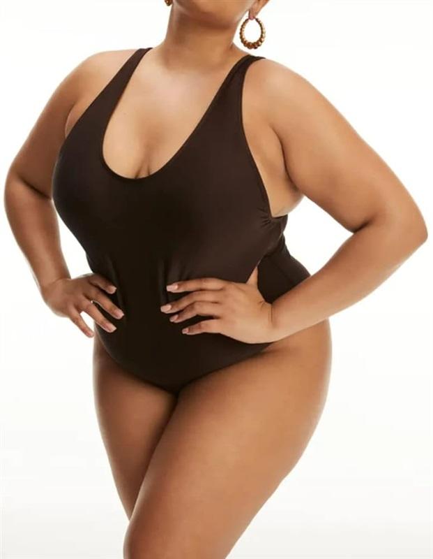 NWOT Good American 2X 3X LayOut 1PC Swimsuit Green 136330