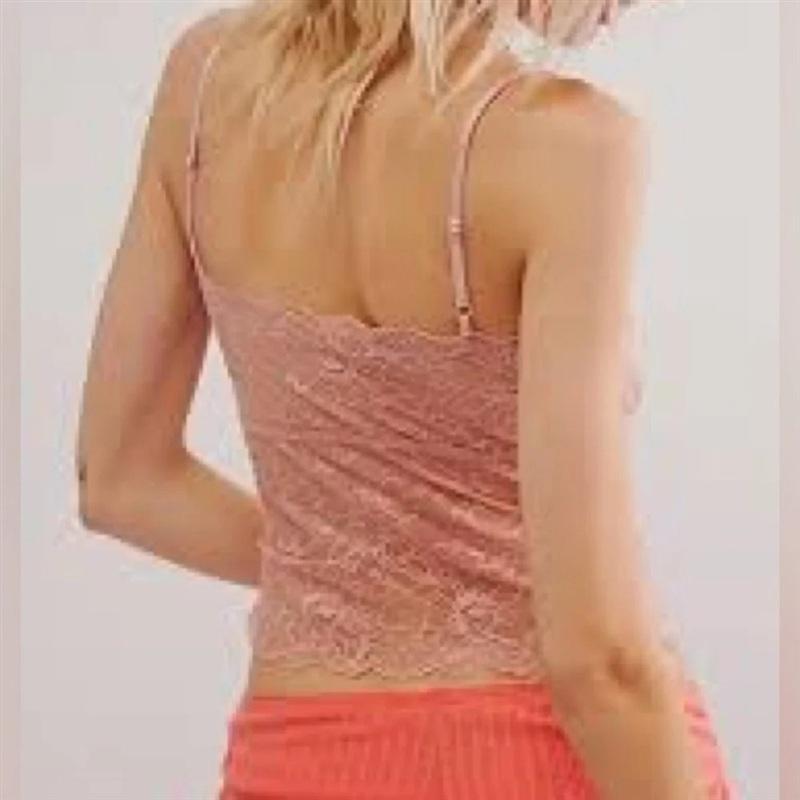 NWT Intimately Free People XS Misty Rose Bralette Lace 136354