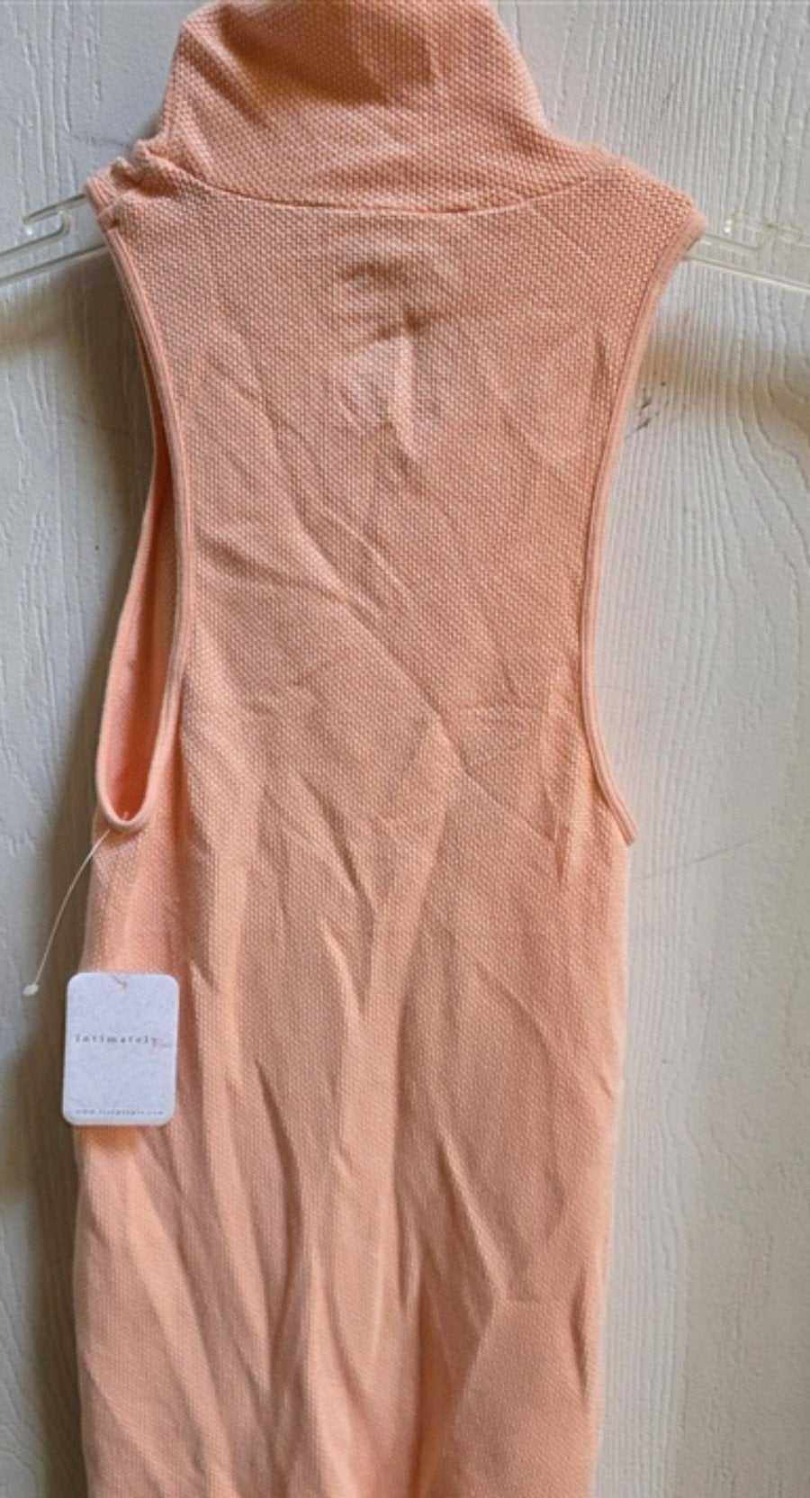 NWT Free People Intimately XS/S Sleeveless Mock Turtleneck Tank Top 136360