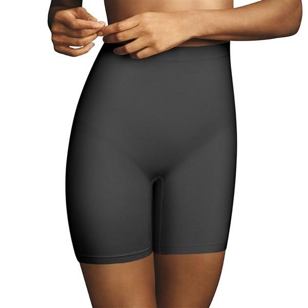NWOT Maidenform S Control It Hi Waist Thigh Slimmer 12627 BlacK 136376