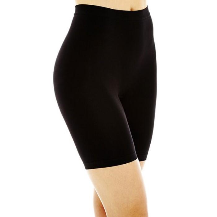 NWOT Maidenform S Control It Hi Waist Thigh Slimmer 12627 BlacK 136376