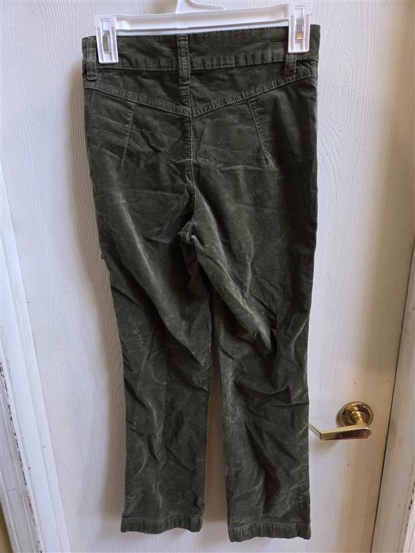 NWOT Free People 2 High Time Velvet Kick Flare Pants Green 136393