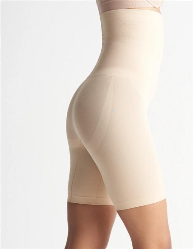 NWT Yummie Tummie S/M Cooling FX High Waist Thigh Shaper YT5-201 Beige 136396