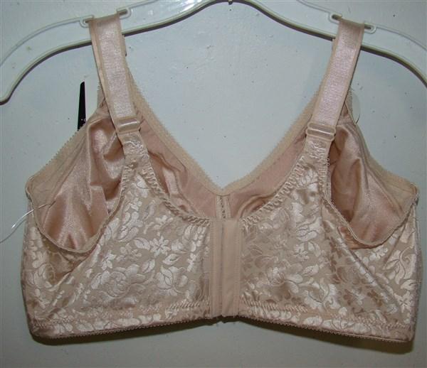 NWOT Bali 40B Double Support Spa Closure Bra 3372 Beige 136399
