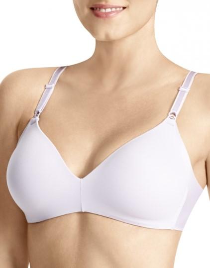NWTD Warner's 36D No Side Effects Wire-Free Bra 1056 White 136413